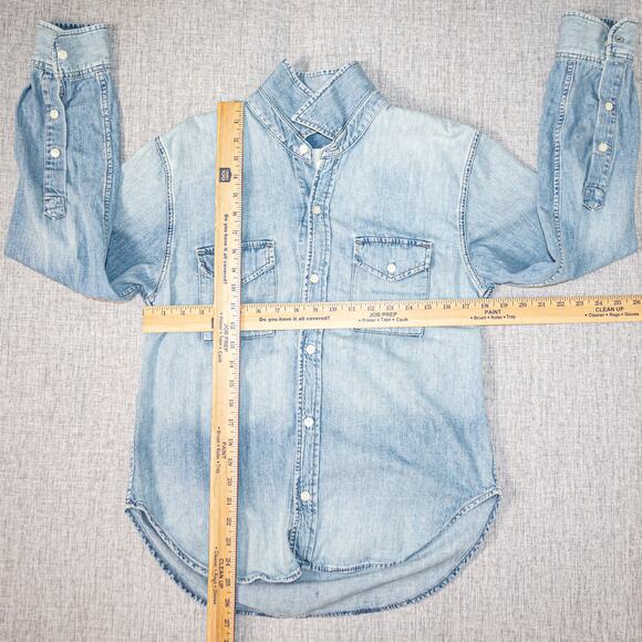 Citizens of Humanity $248 Baby Shay Denim Shirt size Small - Picture 10 of 10